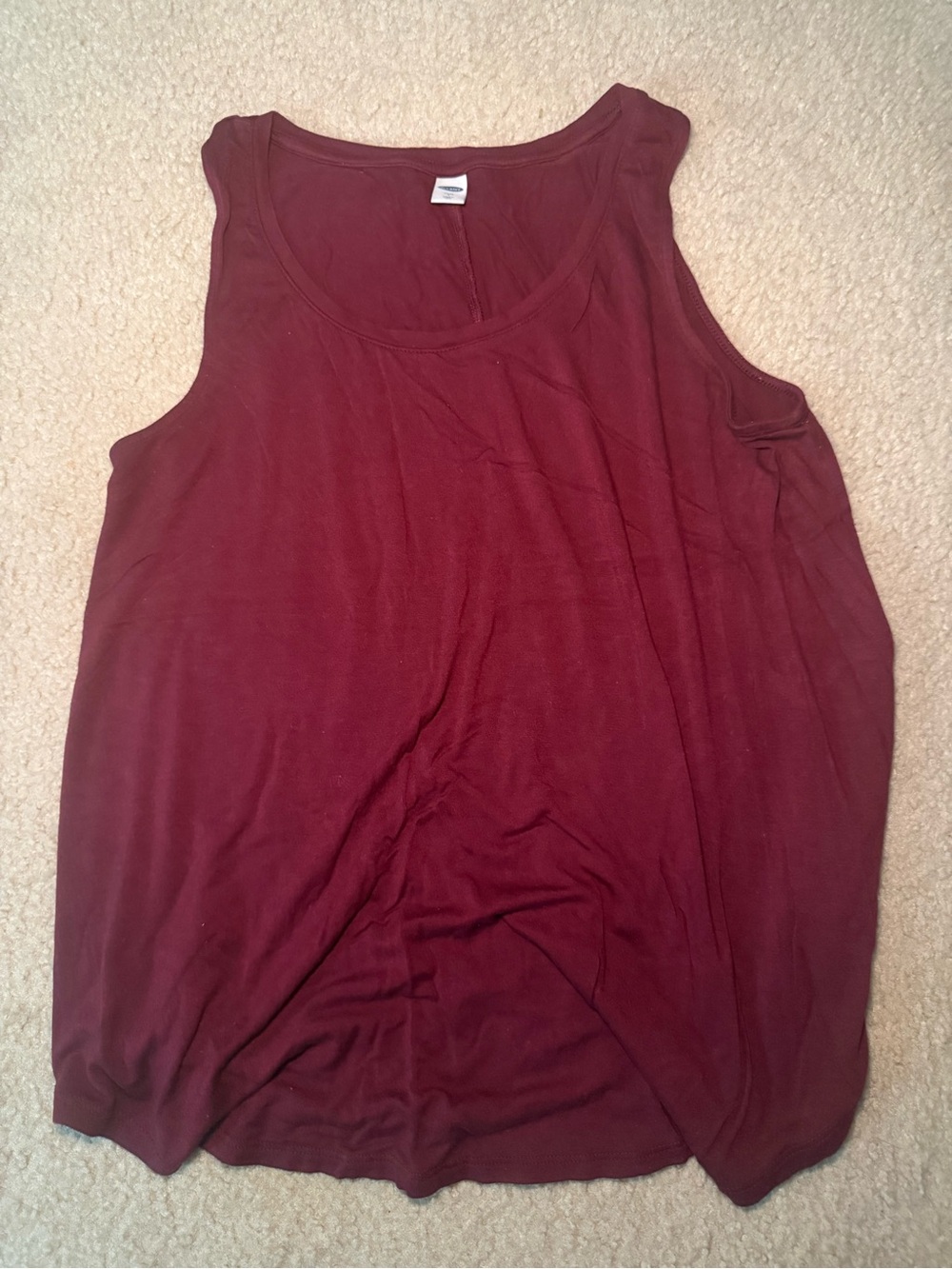 Old Navy Women's Tank Top - Burgundy Wine
